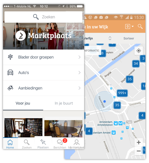 Download gratis de Marktplaats app